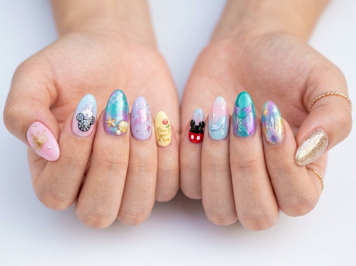 disney nail art ideas magical and cute collection
