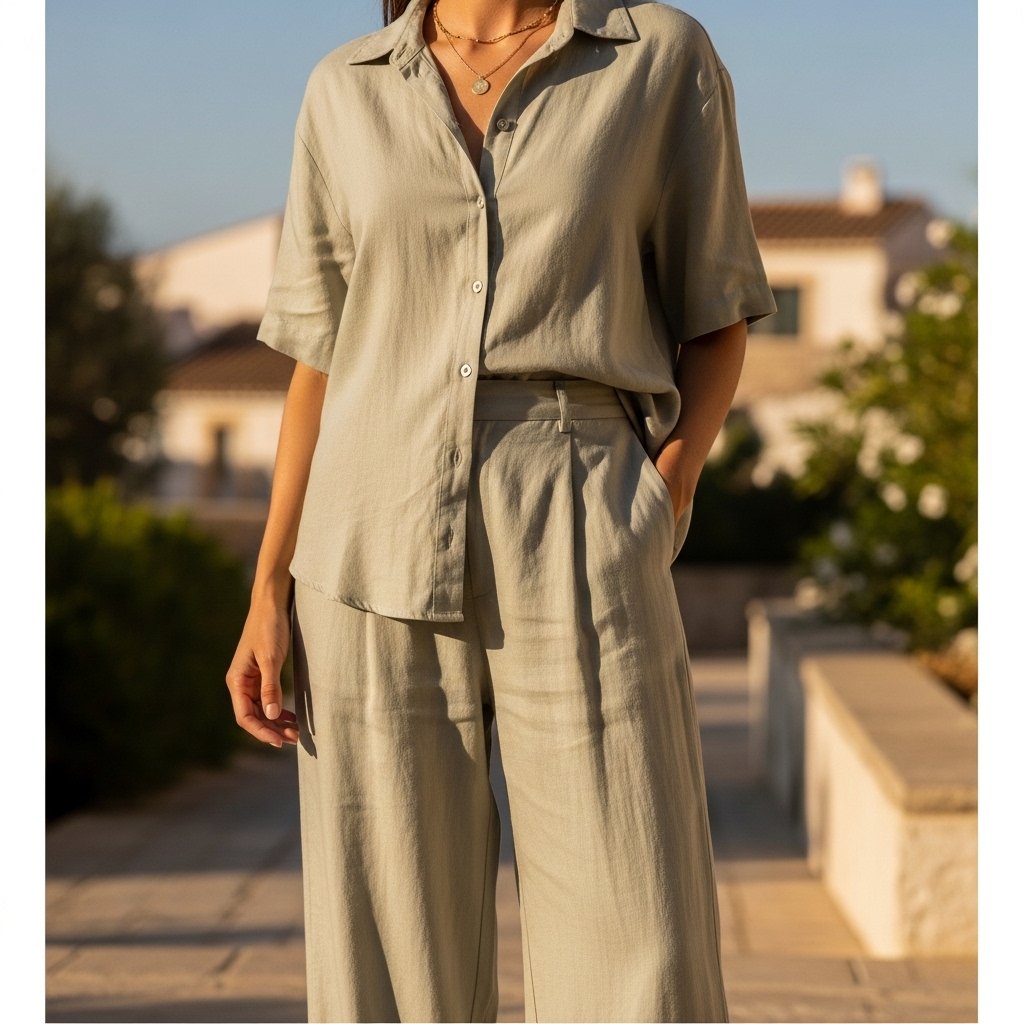 linen co-ord set summer fashion
