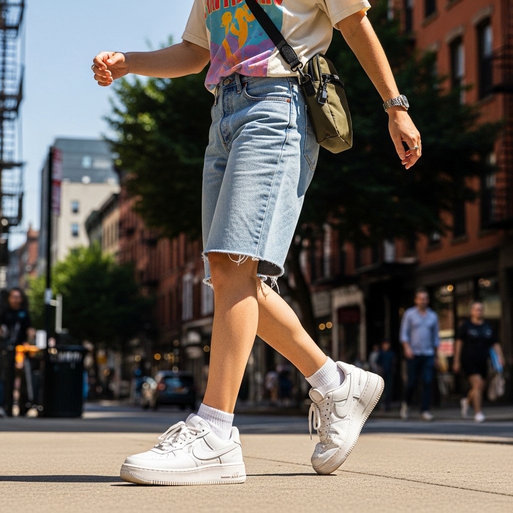 summer swag outfits with sneakers